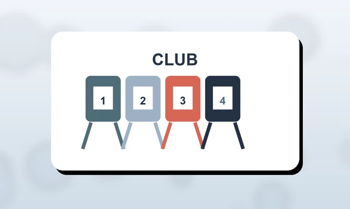 Illustration of runners training together in a club