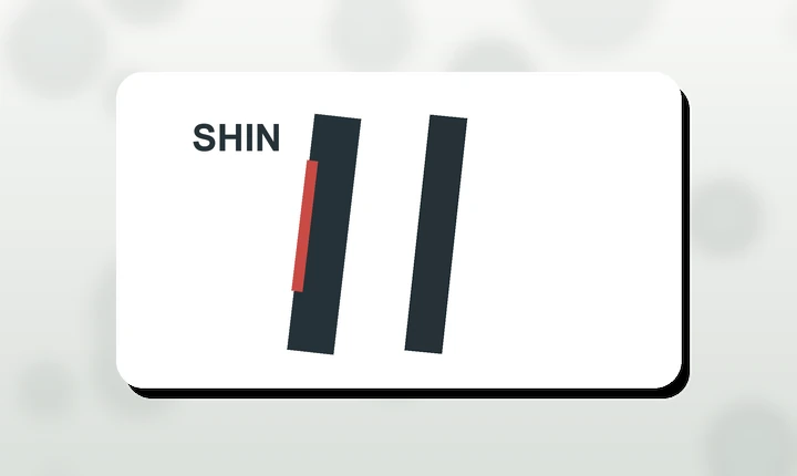 Illustration of highlighted shin splint pain